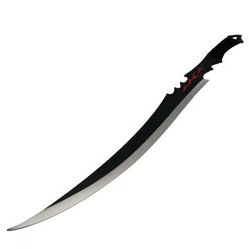 Sabie de vanatoare IdeallStore®, Fire Blade, 70 cm, neagra