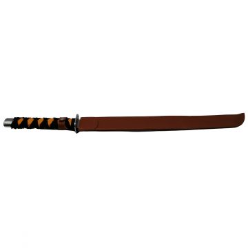 Sabie de vanatoare, Ninja Path, maner lemn, 70 cm, teaca inclusa