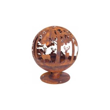 Sfera cu rugina pentru foc