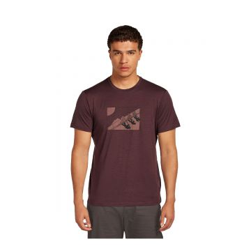 Tricou Barbati Icebreaker 150 Tech Lite Ss Tee Wild Pack Java Tricou Barbati Icebreaker 150 Tech Lite Ss Tee Wild Pack Java