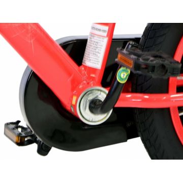 Bicicleta EL Spiderman CB 14 inch roti din cauciuc gonflabile, roti ajutatoare, scaun si ghidon ajustabile