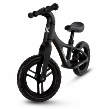 Bicicleta fara pedale Kidwell Jogo Black, roti din spuma Eva, greutate admisa 30 kg