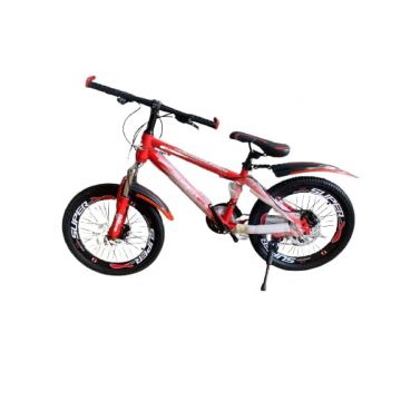 Bicicleta Go Kart 20 inch Super Bike,pentru copii 7-10 ani, frana disc ,21 viteze, rosie