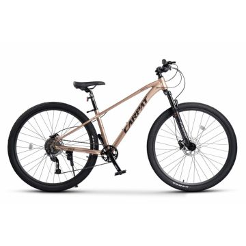 Bicicleta MTB Carpat DURO 2.9 C29334H MaroNegru, roti 29 inch, echipare Shimano AlivioAltus, frane Hidraulice Radius, cabluri integrate, 9 Viteze, greutate suportata 120 kg