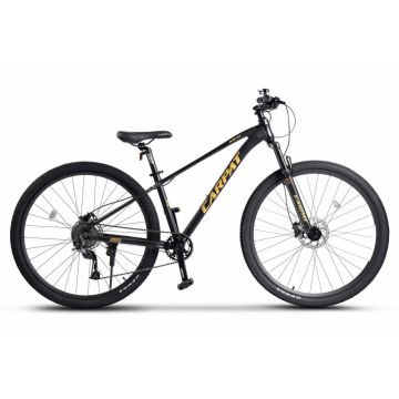 Bicicleta MTB Carpat DURO 2.9 C29334H NegruGalben, roti 29 inch, echipare Shimano AlivioAltus, frane Hidraulice Radius, cabluri integrate, 9 Viteze, greutate suportata 120 kg