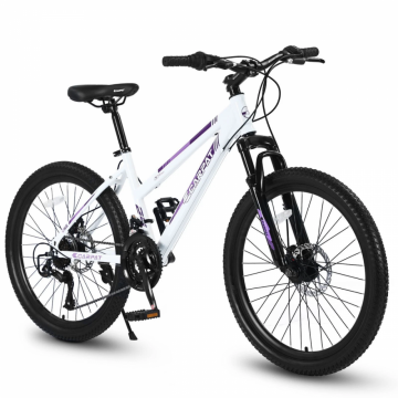 Bicicleta MTB Carpat One S26103 Alb, roti 26 inch, inaltime utilizator 150-165 cm, greutate suportata 120 kg