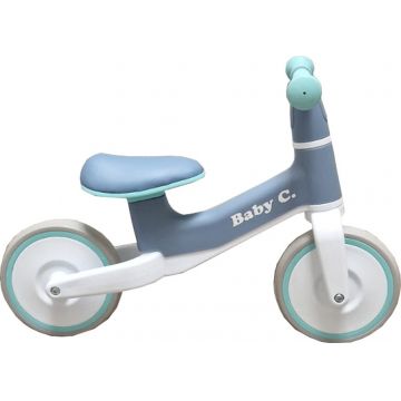 Bicicleta pentru copii Baby Care Balance Bike X11 Turquoise fara pedale, Sa din piele ecologica, cosulet de depozitare, Roti din spuma cauciucata EVA, Greutate admisa 30 kg