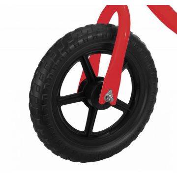 Bicicleta pentru copii Novokids SplendOr Balance Bike 121 Rosu pedagogica fara pedale, Roti 12 inch, 1-5 ani, Maxim 30 kg, Cadru otel, Roti din spuma cauciucata EVA, Ghidon si sa reglabile pe inaltime