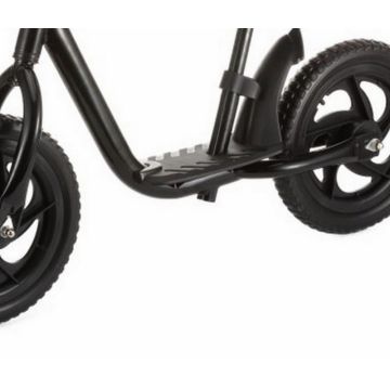 Bicicleta pentru copii Novokids SplendOr Balance Bike 124 Negru pedagogica fara pedale, Cu platforma, Roti 12 inch, 1-5 ani, Maxim 30 kg, Cadru otel, Roti din spuma cauciucata EVA, Ghidon si sa reglabile pe inaltime