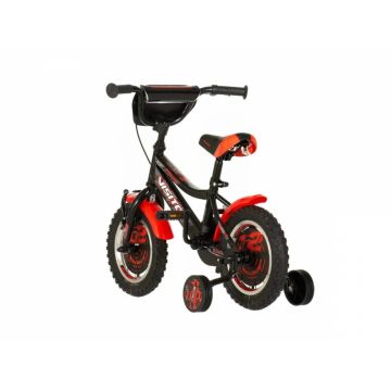 Bicicleta pentru copii Visitor Xtreme Kids, roti 12 inch, roti ajutatoare, cadru otel 8 inch