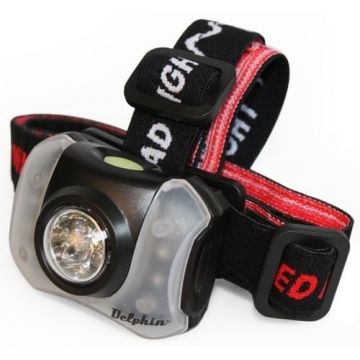 Lanterna de Cap Delphin Polar_X, 5+4 LED-uri