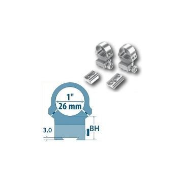 Prindere fixa ARGO D=26MM / H=17,5MM