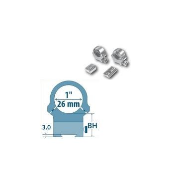 Prindere fixa bar  D=26mm / H=13,5mm