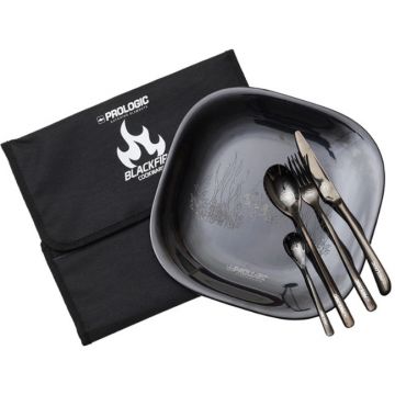 Trusa Picnic pentru O Persoana Prologic BlackFire, 25x25cm