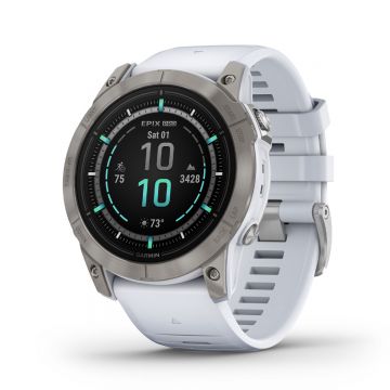 Ceas Garmin Epix Pro 51mm Saphphire Titan Whitestone