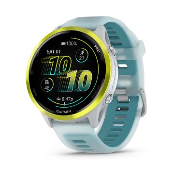 Ceas Garmin Forerunner 570 Amoled 47mm Whitestone Amp Yellow