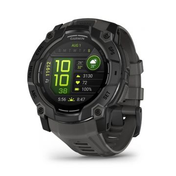 Ceas Garmin Instinct 3 Amoled 50mm Black Charcoal