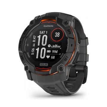 Ceas Garmin Instinct 3 Solar 50mm Black Charcoal