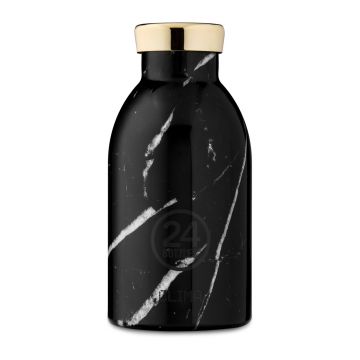 24bottles - sticlă thermos Clima Black Marble 330ml