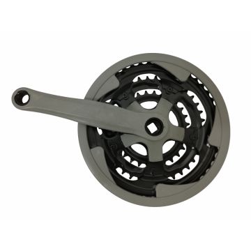 Angrenaj Pedalier 3 Foi MTB Gri Mare 48 38 28T