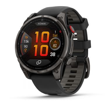 Ceas Garmin Fenix 8 Pro 47mm Amoled Sapphire Carbon Grey Dlc