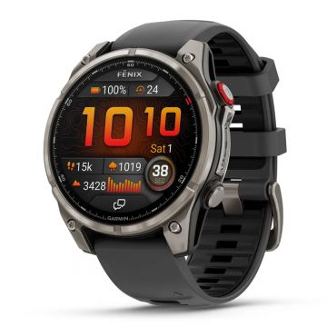 Ceas Garmin Fenix 8 Pro 47mm Amoled Sapphire Titanium