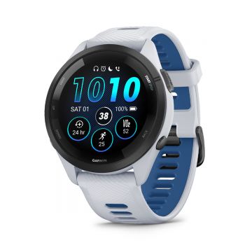 Ceas Garmin Forerunner 265 46mm Whitestone Tidal Blue