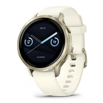 Ceas Garmin Venu 4 41mm Beige Lunar Gold-bone