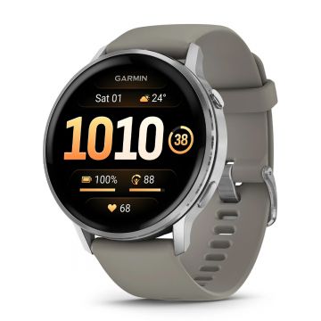 Ceas Garmin Venu 4 45mm Black Silver-gray