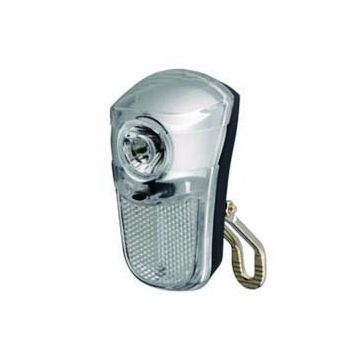 Far Lanterna City 2 Led-uri 2 Functii Argintiu Negru