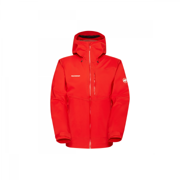 Jacheta Barbati Alto Guide Hs Hooded Mammut Red