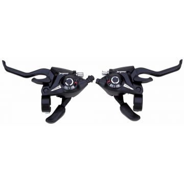 Manete Schimbator + Maneta Frana Fast Shift, schimbare indexata, 9 viteze