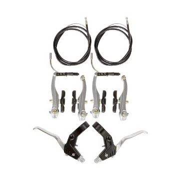 Set Complect Frana V-Brake Manete Aluminiu