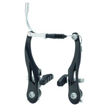 Set Frana V-Brake Argintiu 110mm Negru