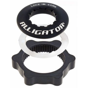 Adaptor Disc IS6   Center Lock Standard Negru