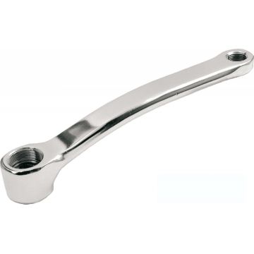 Brat pedalier, otel, ax patrat, lungime 170mm, crom