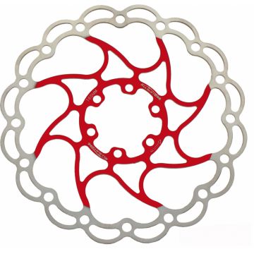 Disc Frana Alligator Aries Otel 180mm IS6 100gr Rosu