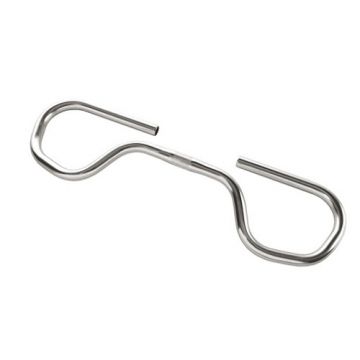 Ghidon cursiera Touring, aluminiu, latime 590mm, O25.4, culoare argintiu lucios polisat