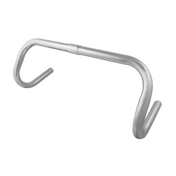 Ghidon cursiera Vintage, otel, latime 440mm, O25.4, culoare argintiu