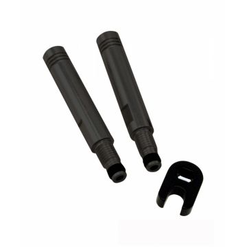 Kit Extensie valva 50mm Presta 2Buc Alu Negru