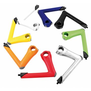 Pipa ghidon fixa cu cap detasabil, aluminiu, O22.2, extensie 100 mm, culoare negru