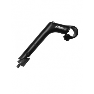 Pipa ghidon Olanda,  aluminiu, O22,2, extensie 60mm, culoare negru