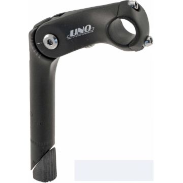 Pipa ghidon reglabila City aluminiu, O22.2, extensie 90mm - 0  -60  , culoare negru satin