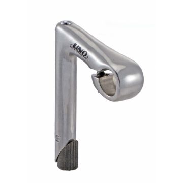 Pipa Ghidon Torino   Fixed,  aluminiu, O22,2, extensie 100mm, culoare argintiu