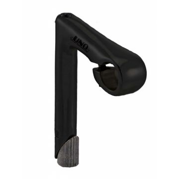 Pipa Ghidon Torino   Fixed,  aluminiu, O22,2, extensie 100mm, culoare negru