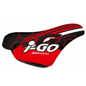 Sa Selle Bassano I-GO, 250x155mm, culoare negru rosu