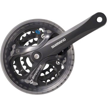 Angrenaj Pedalier Shimano Acera, 42X32X22T, Brat 170MM, Pentru 7 8 Viteze Pe Spate.Negru