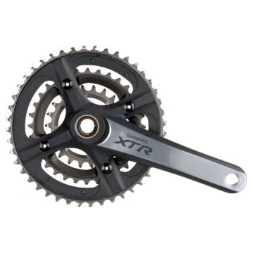 Angrenaj Pedalier Shimano XTR MTB, 44X32X24T, Brat 175MM, Include Butuc Pedalier