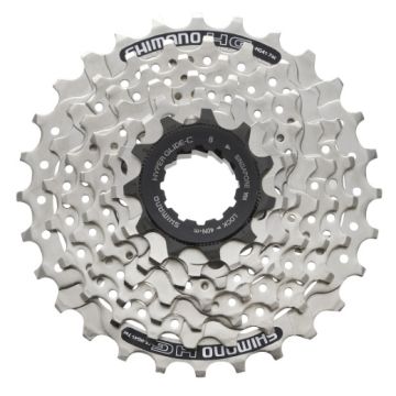 Bloc de pinioane pe caseta Shimano Acera CS-HG41, 7 viteze, 11-13-15-18-21-24-28T