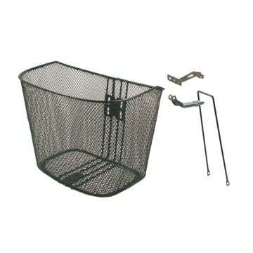 Cos Bicicleta Fier 35x25x26cm Negru